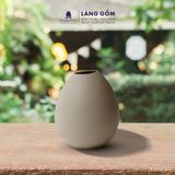  Bình hoa men matte dáng miệng chụm 