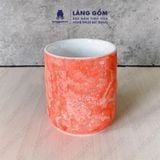  Cốc trụ không quai màu vân đá 