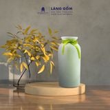  Bình hoa men ngọc dáng phích 