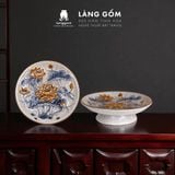 Mâm bồng men rạn đắp nổi (TH) 