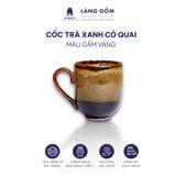  Cốc trà xanh có quai men hỏa biến dung tích 180ml 