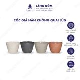  Cốc giả nặn không quai lùn, men mát, dung tích 250ml 