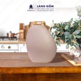  Bình hoa men mát dáng tảng đá 