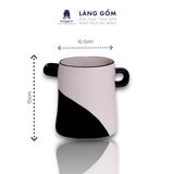  Lọ hoa men mát có tai dáng thấp nhiều họa tiết 