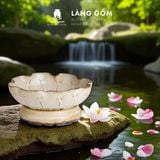  Bát thả hoa tắm Phật minh đường tự thủy men hỏa biến họa tiết gân 