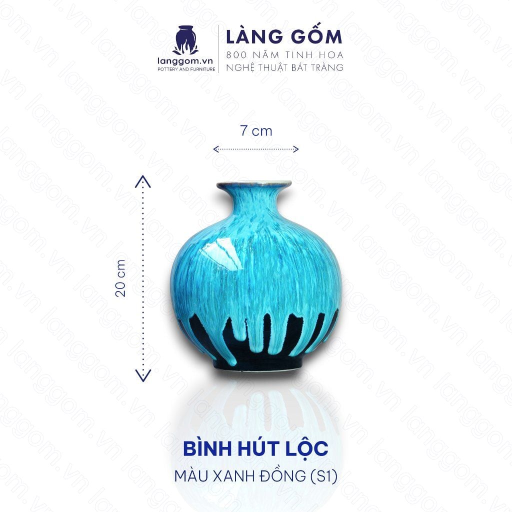 Bình hút lộc men hỏa biến (TH) 
