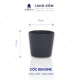  Cốc sứ men Matte men mờ dáng basic 