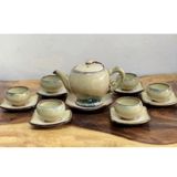  Bộ ấm chén men hỏa biến dáng ly 