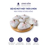  Bộ hũ mứt mặt trời 6 món kèm khay gỗ 