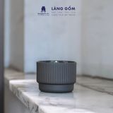  Cốc dáng trụ gân nhiều màu, men mát phong cách Châu Âu 