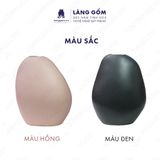  Bình hoa men mát dáng tảng đá 