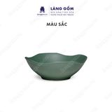  Bát tô gốm sứ Bát Tràng cao cấp giữ nhiệt LÀNG GỐM kiểu miệng hoa, dùng để ăn cơm, úp mì 