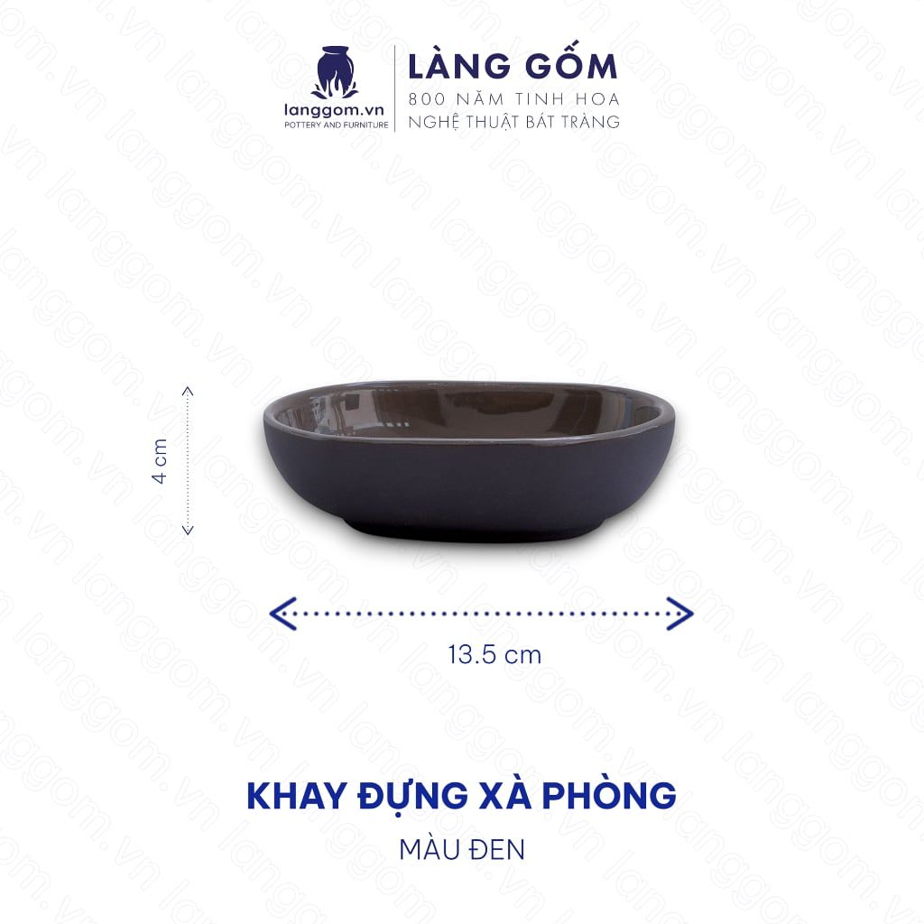  Khay đựng xà phòng thân thiện với môi trường bằng Gốm sứ 