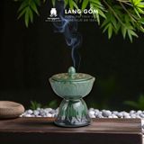  Lư trầm hương đài sen men hỏa biến 