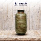  Bình hoa men hỏa biến dáng trụ 