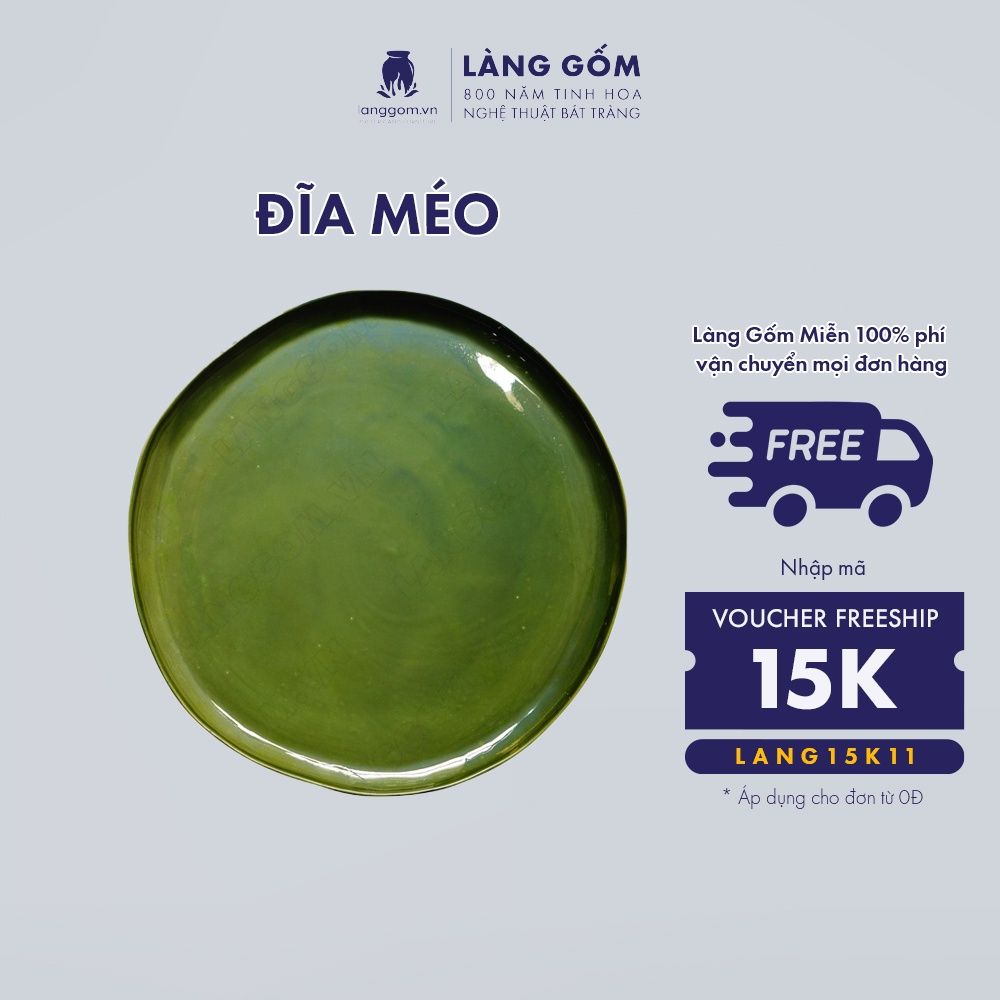  Đĩa méo, đĩa gốm sứ kiểu méo độc đáo 