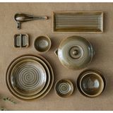  Bộ bát đĩa bàn ăn men rêu khử 