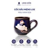  Cốc bầu miệng loe có quai (mug cup) 400ml men hỏa biến 
