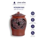  Chum đựng gạo sành Liên Ngư Hữu Dư 