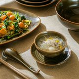  Bộ bát đĩa bàn ăn men rêu khử 