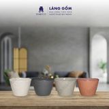  Cốc giả nặn không quai lùn, men mát, dung tích 250ml 