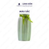 Bình hoa men ngọc hình bát giác 