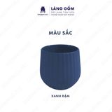  Cốc dáng khum nhiều màu, men mát phong cách Châu Âu, dung tích 330ml 