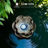  Bát minh đường tụ thủy, bát thả hoa cúng Phật, men hỏa biến phong thủy cao cấp 