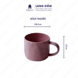  Cốc giả nặn mix bóng nhám, men mát, dung tích 300ml 