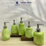  Bình đựng xà phòng sữa tắm dầu gội màu vân đá 