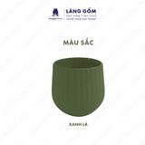  Cốc dáng khum nhiều màu, men mát phong cách Châu Âu, dung tích 330ml 