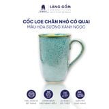  Cốc loe chân nhỏ có quai men hỏa biến 250ml, 320ml 