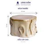  Đế gốc cây lót ấm trà men hỏa biến 