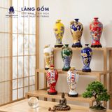  Mai Bình Tích Lộc Đắp Nổi 3D Gốm Sứ Bát Tràng Cao Cấp – Bình Phong Thủy Tài Lộc, Trang Trí Phòng Khách, Quà Tặng Tân Gia 