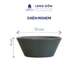  Bát tô gốm sứ lòng sâu, màu trơn, dáng basic 
