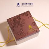  Hộp gấm hoa đựng bộ ấm trà 