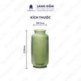  Bình hoa men hỏa biến dáng trụ 