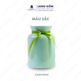 Bình hoa men ngọc dáng ống loe 