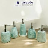  Bình đựng xà phòng sữa tắm dầu gội màu vân đá 