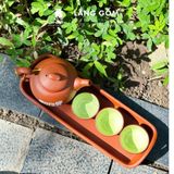  Bộ ấm chén đất nung vẽ sao vàng Việt Nam 