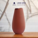  Lọ hoa men matte dáng miệng lõm 