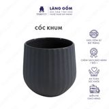 Cốc dáng khum nhiều màu, men mát phong cách Châu Âu, dung tích 330ml 