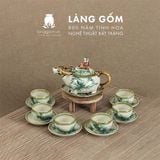  Bộ ấm chén uống trà dáng trâu 