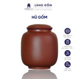  Hũ đựng trà đất nung tứ quý Tùng, Cúc, Trúc, Mai 