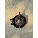  Khay đĩa lót ấm trà đắp chim sẻ thủ công 