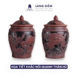  Hũ đựng gạo Liên Ngư Phú Quý 