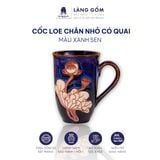  Cốc loe chân nhỏ có quai men hỏa biến 250ml, 320ml 