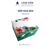  Hộp đựng bộ ấm trà, lọ hoa và cốc tách 