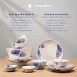  Bộ bàn ăn men làm Duyên dáng Việt Nam - Họa tiết vẽ nón lá 