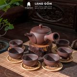  Ấm đất mộc nguyên khoáng cao cấp Tay Ngang (Hướng Tâm) 